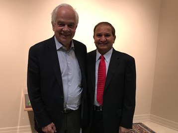 Our CEO, Mr. Mike Mehta with Hon John McCallum, Canadian Ambassador to China