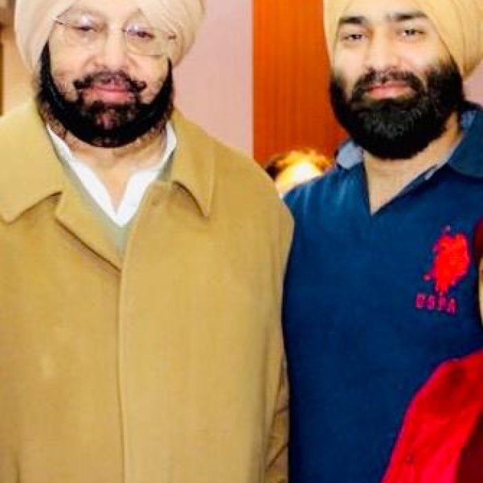 Our VP of Sales with Ex Chief Minister of Punjab, India