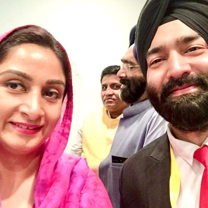 Our VP of Sales with Ex Food Processing Minister of India